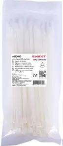 Кабельная стяжка e.ct.stand.150.4.white (100шт), белая №1