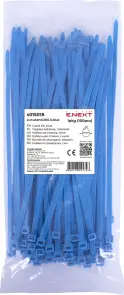 Кабельная стяжка e.ct.stand.200.3.blue (100шт), синяя №1