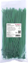 Кабельная стяжка e.ct.stand.200.3.green (100шт), зеленая