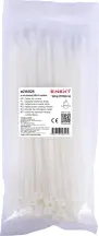 Кабельная стяжка e.ct.stand.280.4.white (100шт), белая