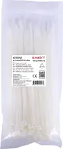 Кабельна стяжка e.ct.stand.300.5.white (100шт), біла