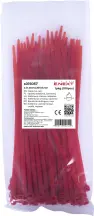 Кабельна стяжка e.ct.stand.300.8.red (100шт), червона