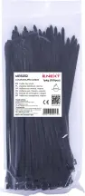 Кабельная стяжка e.ct.stand.370.4.black (100шт), черная