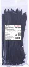 Кабельна стяжка e.ct.stand.400.8.black (100шт), чорна