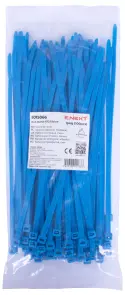 Кабельна стяжка e.ct.stand.400.8.blue (100шт), синя №1