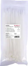 Кабельная стяжка e.ct.stand.400.8.white (100шт), белая