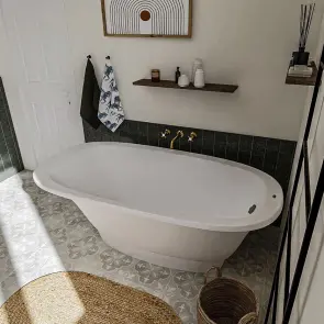 Ванна зі штучного каменю Studio Stone "Mersey" 170x80 MER170080 №1