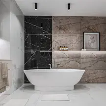 Искусственная каменная ванна Studio Stone «Seine» 181x99 SEI181099