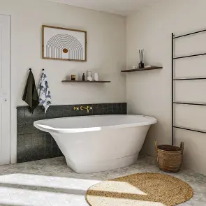 Ванна зі штучного каменю Studio Stone "Mersey" 170x80 MER170080 №2