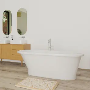 Ванна зі штучного каменю Studio Stone "Mersey" 150x80 MER150080 №3