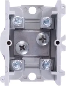 Клеммная колодка проходная e.tc.main.steel.35, 1х35 мм.кв./4х6 мм.кв., стальной контакт №3