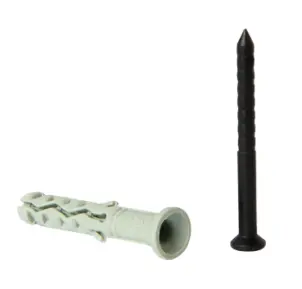 Дюбель e.metiz.dowel.92.U1.06.40рр.glass, со склонаполненным гвоздем М6х40 полипропилен, тайком 100 шт №1