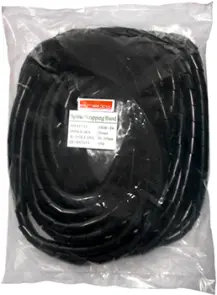Спиральная обвязка e.spiral.stand.15.black, 12-75 мм, 10м, черная №1