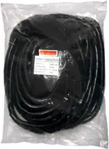 Спіральна обв'язка e.spiral.stand.19.black, 15-100 мм, 10м, чорна