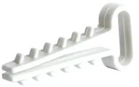 Дюбель – елка 10 mm для плоского провода e.metiz.dowel.flat.fir.10, 100 шт.