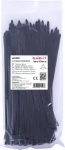 Кабельная стяжка e.ct.stand.400.5.black (100шт), черная