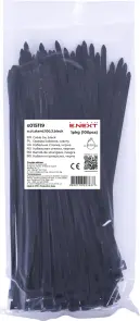 Кабельная стяжка e.ct.stand.100.3.black (100шт) черная №1