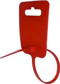 Стяжка кабельная маркировочная e.dct.stand.5.250.red №1