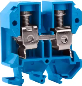 Клеммная колодка наборная на DIN-рейку e.tc.din.pro.35.blue, синяя, без крышки №1