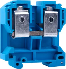 Клеммная колодка наборная на DIN-рейку e.tc.din.pro.70.blue, синяя, без крышки №1