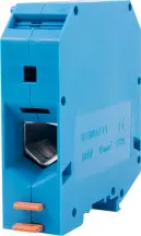 Клеммная колодка наборная на DIN-рейку e.tc.din.pro.95.blue, синяя, с крышкой