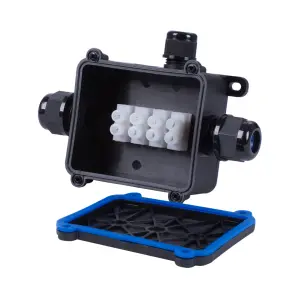 Коробка распределительная e.wdb.cnp725.3t с клеммником, 138х98х42 мм, IP68 №4