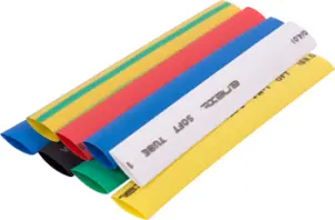 Набір трубок термоусаджувальних e.termo.stand.set.8.4, ( 8 кольорів), 100 мм, 24 шт. №1