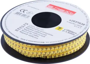 Маркер кабельный e.marker.stand.0.1.5.7, 0-1.5 кв.мм, "7", 1000 шт №1