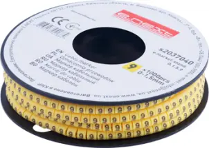 Маркер кабельный e.marker.stand.0.1.5.9, 0-1.5 кв.мм, "9", 1000 шт №1