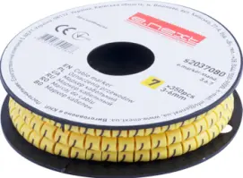 Маркер кабельный e.marker.stand.3.6.7, 3-6 кв.мм, "7", 350 шт