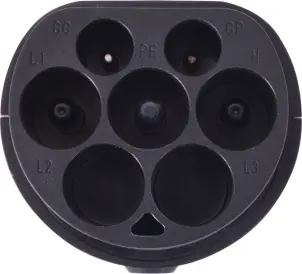 Перехідник e.charge.adapter.T2-GBT-1 із Т2 на GBT, моноліт, 32А, 1 фаза №3