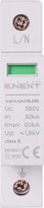 Пристрій для захисту від імпульсних перенапруг e.pro.spd.1B.385, 1P, клас В №1