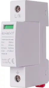 Пристрій для захисту від імпульсних перенапруг e.pro.spd.1B.385, 1P, клас В №3
