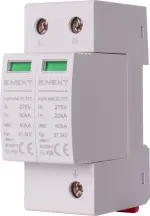 Пристрій для захисту від імпульсних перенапруг e.pro.spd.2С.275, 2P, клас С купити
