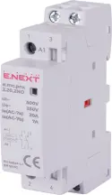Модульний контактор e.mc.pro.2.20.2NO, 2р, 20А, 2NO, 220В
