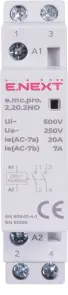 Модульний контактор e.mc.pro.2.20.2NO, 2р, 20А, 2NO, 220В №2