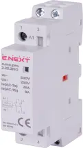 Модульный контактор e.mc.pro.2.25.2NO, 2р, 25А, 2NO, 220В