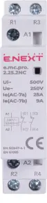 Модульний контактор e.mc.pro.2.25.2NC, 2р, 25А, 2NC, 220В №2