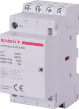 Модульный контактор e.mc.pro.4.20.4NO, 4р, 20А, 4NO, 220В