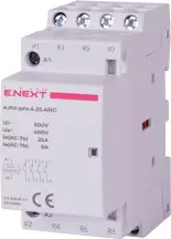 Модульный контактор e.mc.pro.4.25.4NC, 4р, 25А, 4NC, 220В
