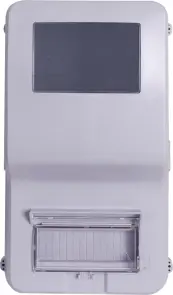 Корпус пластиковый учетный e.plbox.stand.n.f3.7 IP54 навесной, под трехфазный счетчик, 7 модулей №2