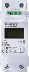 Лічильник однофазний e.control.w11 5(65)А електронний клас 1.0 (некомерц.) RS485 №2