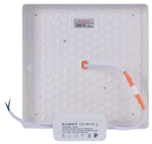 Світильник світлодіодний накладний e.LED.stand.MP.Square.S.36.4500 квадрат 36Вт 4500К 3240Лм №3