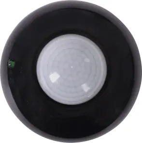 Датчик руху інфрачервоний стельовий e.sensor.pir.07.black(чорний), 360°, IP20 №2