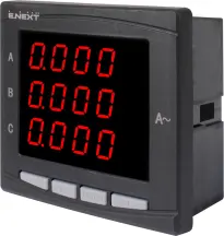 Анализатор параметров сети e.meter.pro.96.m.led 96х96мм, АС 230В, 5А, 0-450В, RS-485