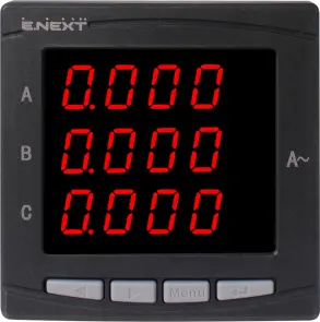 Аналізатор параметрів мережі e.meter.pro.96.m.led 96х96мм, АС 230В, 5А, 0-450В, RS-485 №2