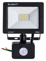 Прожектор світлодіодний з датчиком руху e.LED.flood.stand.sensor.10.6000, 10Вт, 6000К