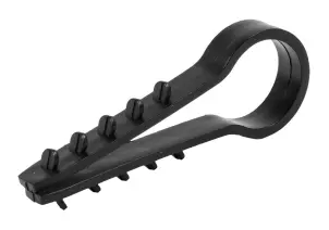 Дюбель - ялинка 16 mm для круглого проводу e.metiz.dowel.fir.black.16, чорний 50 шт. №2