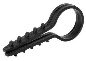 Дюбель - ялинка 20 mm для круглого проводу e.metiz.dowel.fir.black.20, чорний 50 шт. №1
