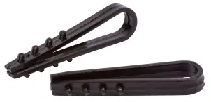 Дюбель - ялинка 8 mm для круглого проводу e.metiz.dowel.fir.black.8, чорний 100 шт. №3